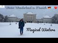 MUNICH 4K | Winter Wonderland in Munich | Snowfall in Bavaria, Germany 🇩🇪