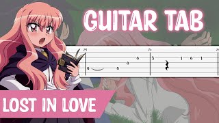 Lost In Love - Zero No Tsukaima Tutorial Guitarra Tab Guitar Sheet Music Guitar