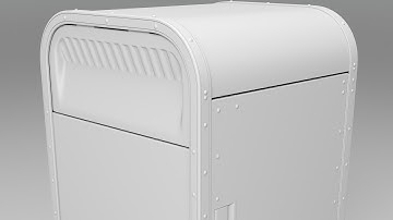 Trash Bin - High Poly 3D Model