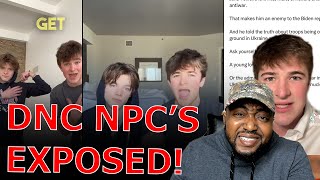 NPC Gen Z Soy Boy TikTokers PANIC & DELETE Video After Getting EXPOSED As Paid Democrat Party Actors