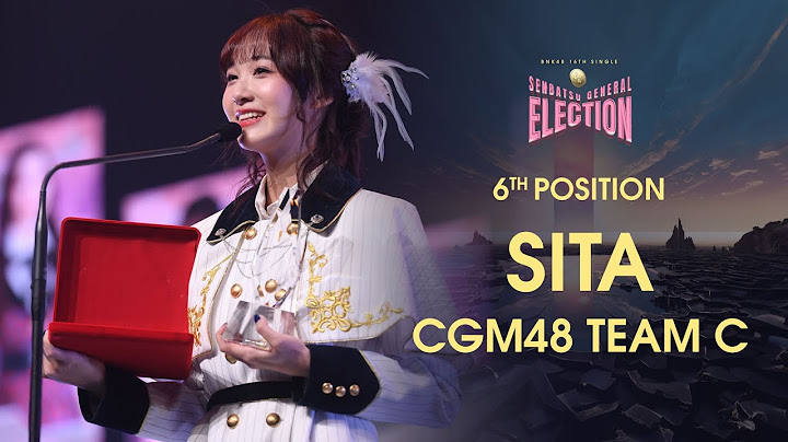 Sita – Sita Teeradechsakul (CGM48 Team C) | BNK48 16th Single Senbatsu General Election