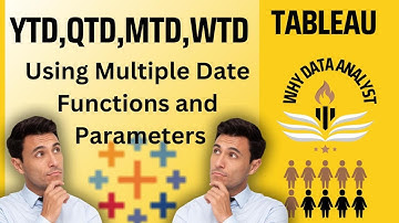 Tableau Tuttorial : How to Calc the YTD,QTD,MTD,WTD using differnt  date functions and parameters ??