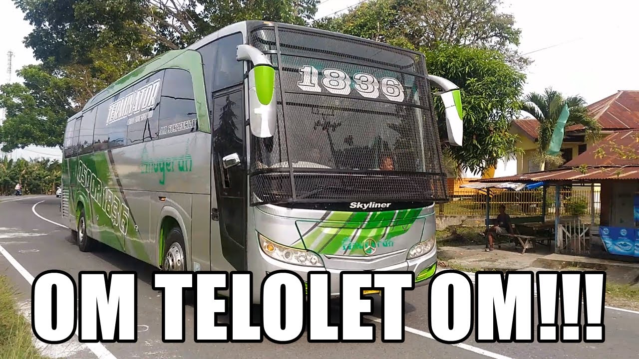 Telolet Anugerah!!! Mercedes Benz O500R 1836 Skyliner Rahayu Santosa