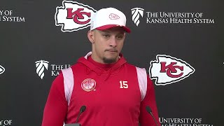 Patrick Mahomes on confidence in offensive line and Texans' defense line