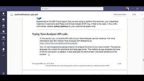 IBM Watson services part2:Tone Analyzer
