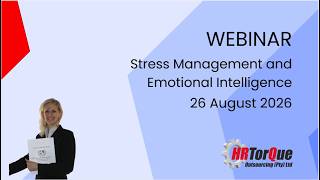 Webinar - Stress Management and Emotional Intelligence