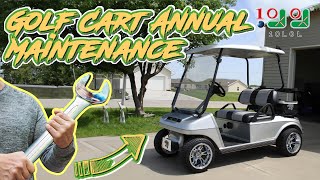 Golf Cart Club Car DS Model Annual Maintenance