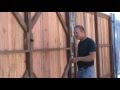 8' Tall Double Swinger Wood Driveway Gate in Los Angeles 8' Tall Double Swinger Wood Driveway Gate in Los Angeles