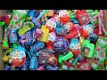 Lot's of Candy's kinder joy cadbury Gems lipstick jelly Candy dark fantasy biscuits 