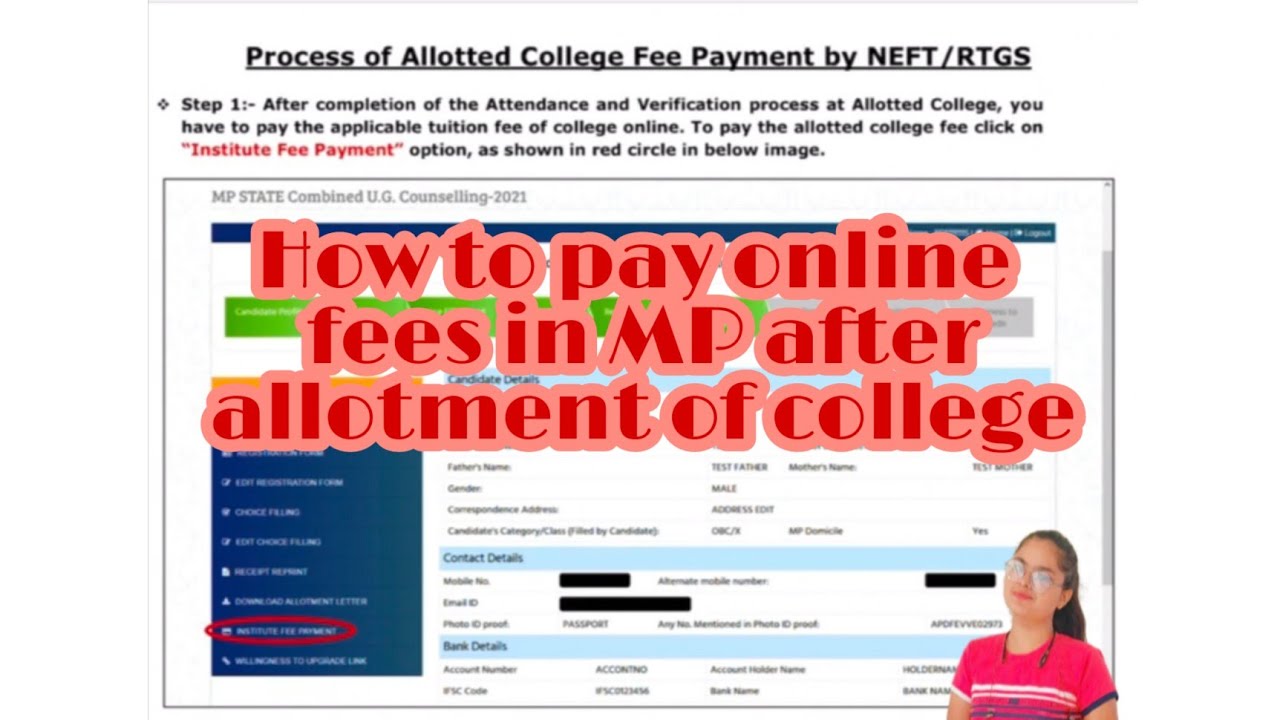 How To Pay College Fees For MBBS Course After College Allotment In MP how-to-pay-college-fees-for-mbbs-course-after-college-allotment-in-mp