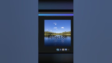 How to create a Reflection in Canva #canvatutorial #shorts