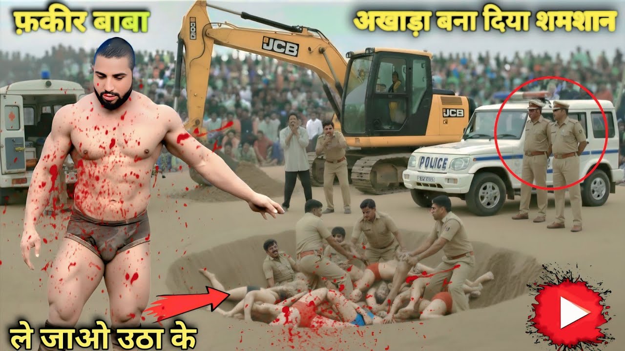 🚨 पुलिस भी ना रोक पाई फ़कीर बाबा का कहर,अकेले पुरे अखाड़े को बनाया शमशान 😱New Kushti fakeer baba 