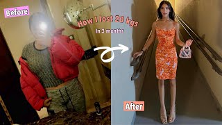 HOW I LOST 20 KGS IN 3 MONTHS