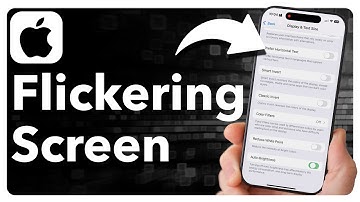 Hoe het flikkerende scherm op de iPhone te verhelpen