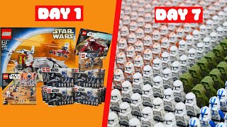 I have 7 days to build the BIGEST clone army possible!