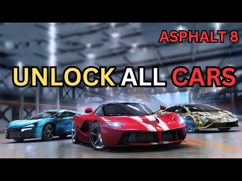 Unlock all Cars in Asphalt 8 for Free - 2024