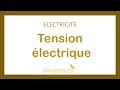 Electricit  tension lectrique