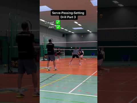 Serve passing setting drill part 3 🏐🔥 #volleyball #shorts