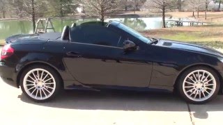 HD VIDEO 2011 MERCEDES SLK230 HARD TOP CONVERTIBLE SPORT AMG BLACK USED SEE WWW SUNSETMOTORS COM screenshot 5