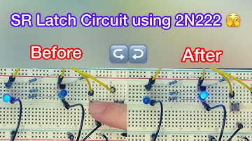 How to build a SR Latch Circuit on Breadboard - easy proejct with Diagram 😉👍