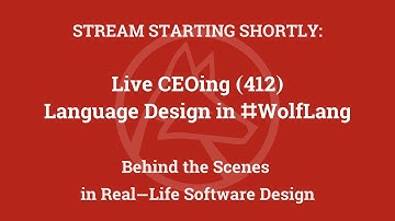 Live CEOing Ep 412: CodeTools for Wolfram Language