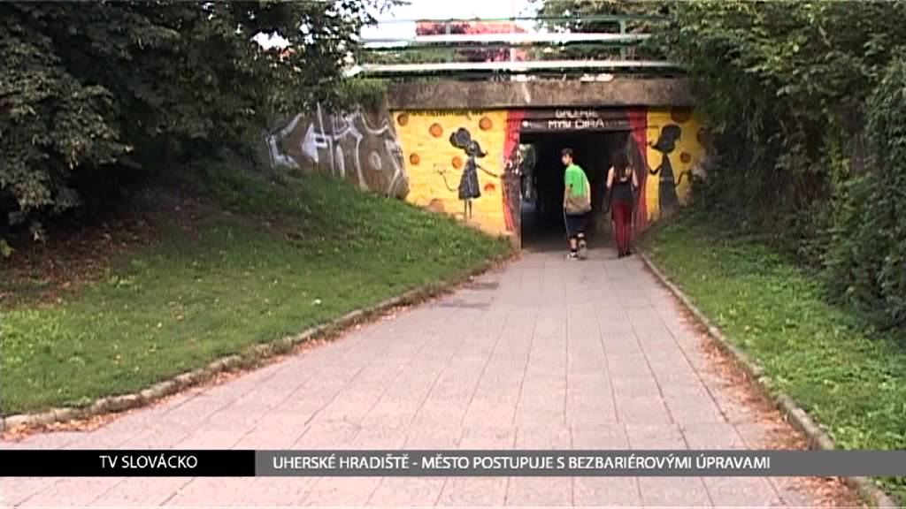 TV Slovácko: Uherské Hradiště - Město postupuje s bezbariérovými úpravami