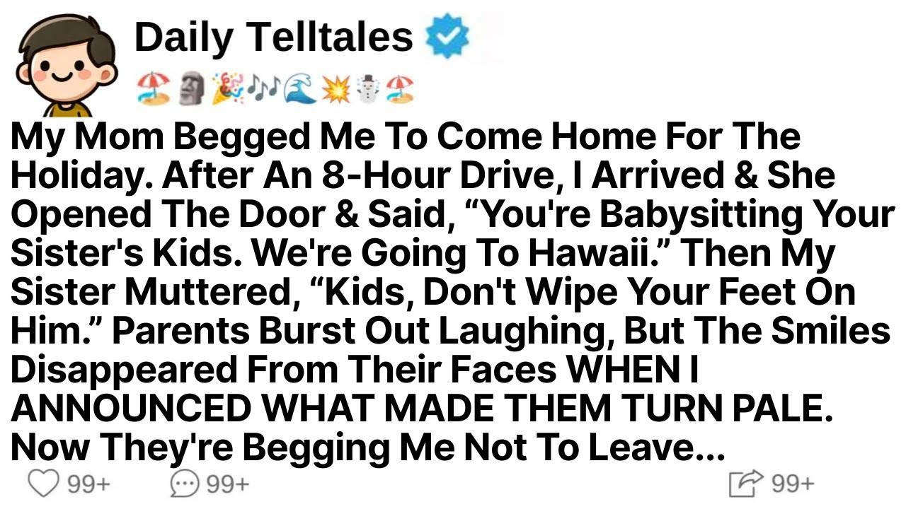 My Mom Begged Me To Come Home For The Holiday. After An 8-Hour Drive, I Arrived & Then She