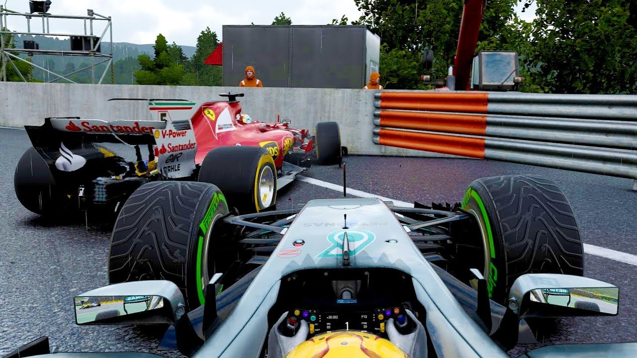 CRASH IN THE PITLANE ENTRY! - F1 2017 Career Mode Part 92