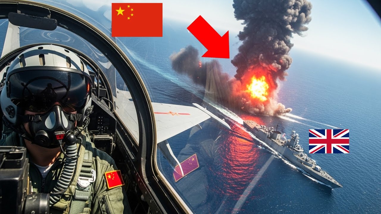 China Jets ATTACK Royal Navy Ship in Taiwan Strait | China Says It’s Only Simulation – BIG MISTAKE