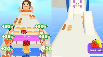 Pancake Run Game Ios Android Gameplay All Levels #15