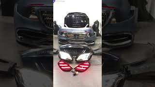 We can change the Mercedes-Benz W221 to W222, front and rear bumper fender cover headlights