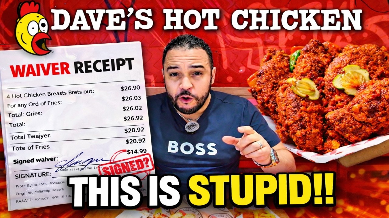 Carolina Reaper Daves Hot Chicken is no joke! Let's see what happened? 