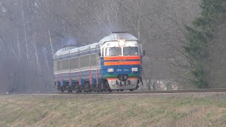 Дизель-поезд ДР1А-295 сообщением "Гродно - Барановичи"