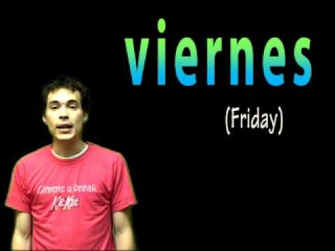 01008 Spanish Lesson - Days of the Week