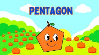 Pumpkin Patch 2D Shapes for Toddlers/Kids | Animated Pictures | Watch/Read/Listen & Learn