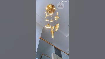 Đèn Thông Tầng Pha Lê Cao Cấp HT LIGHTING #htlighting #denchum