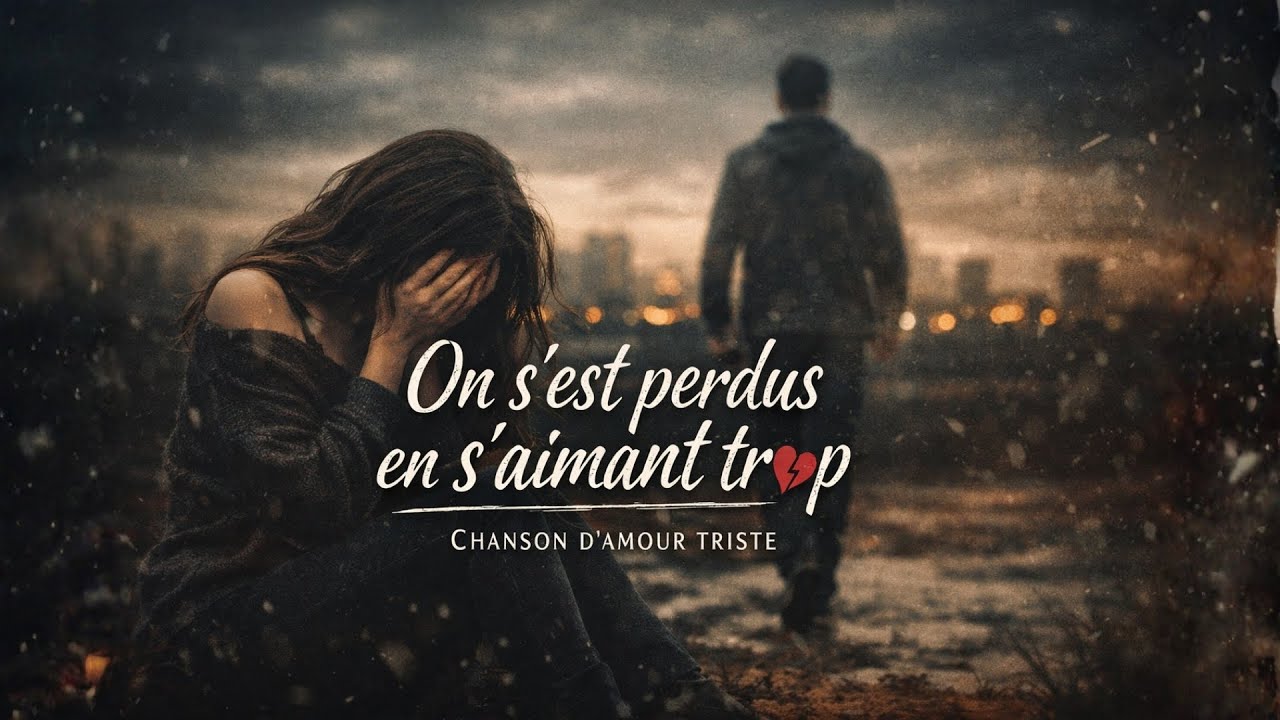 On s’est perdus en s’aimant trop 💔 | Chanson d’amour triste française | Ballade émotionnelle