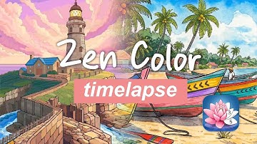 Zen Color Timelapses Compilation | Relaxing Lofi Music