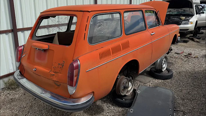 1971 Volkswagen VW Type 3 Squareback Station Wagon at Junkyard