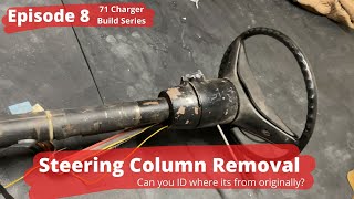 1971 Dodge Charger Build Episode 8 - Steering Column Removal