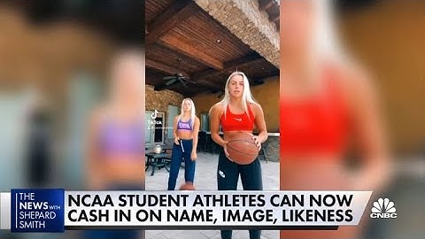 NCAA students athletes can now profit from their name and likeness