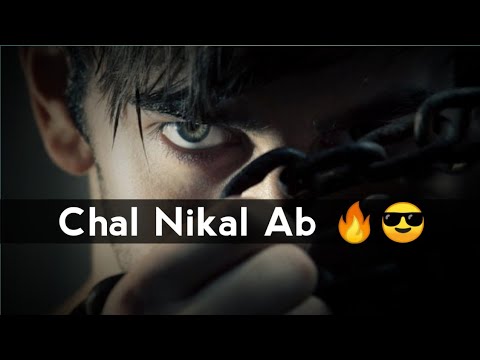 Chal Nikal Ab ?? Bad Boy Attitude Shayari Status | Attitude Whatsapp Status | MZ Edit
