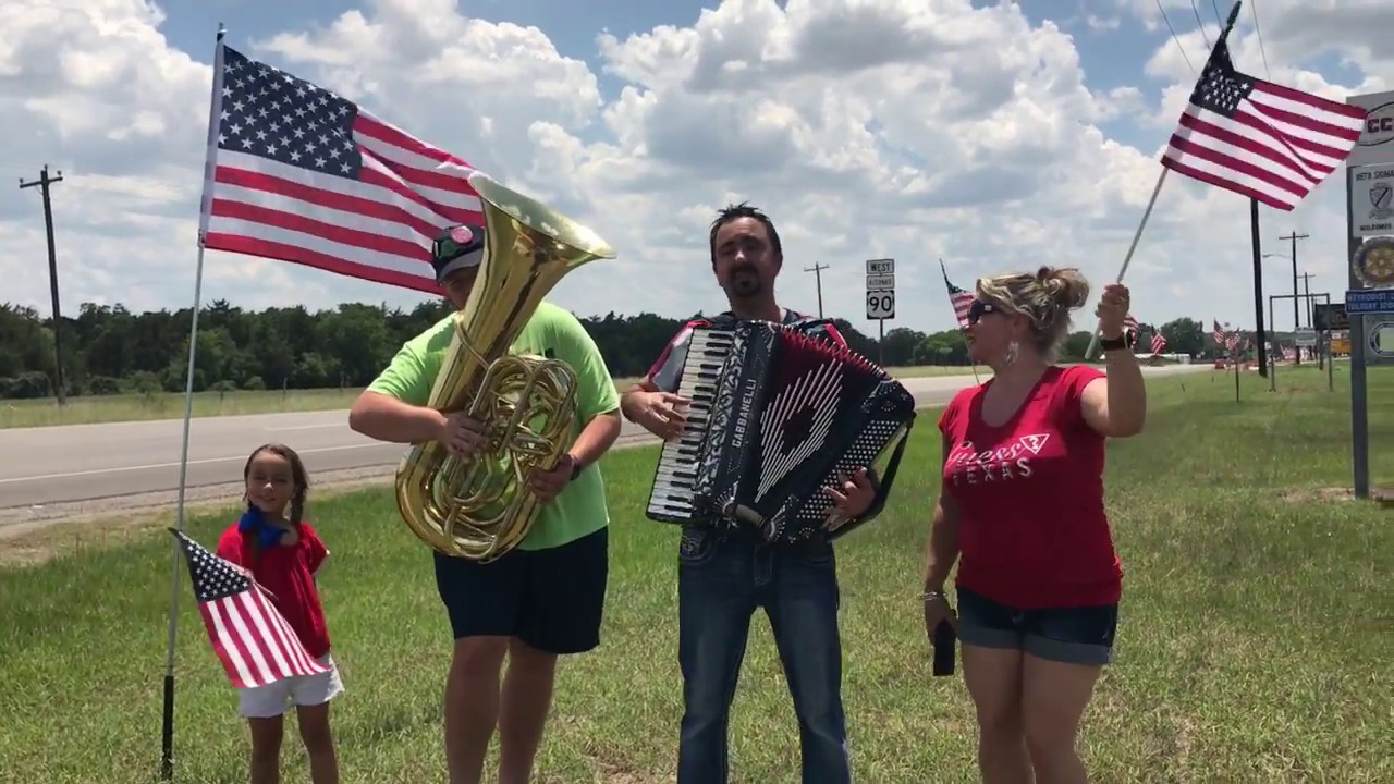 God Bless America - by Chris Rybak and Mason Nesvadba (accordion and tuba)