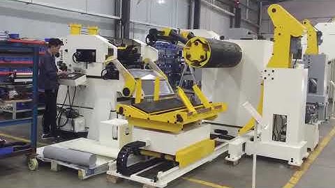 Compact Uncoiler Straightener Feeder Coil Feed Line GLK4-1000