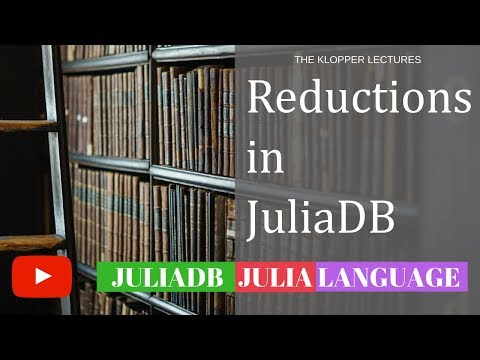 Reductions in JuliaDB