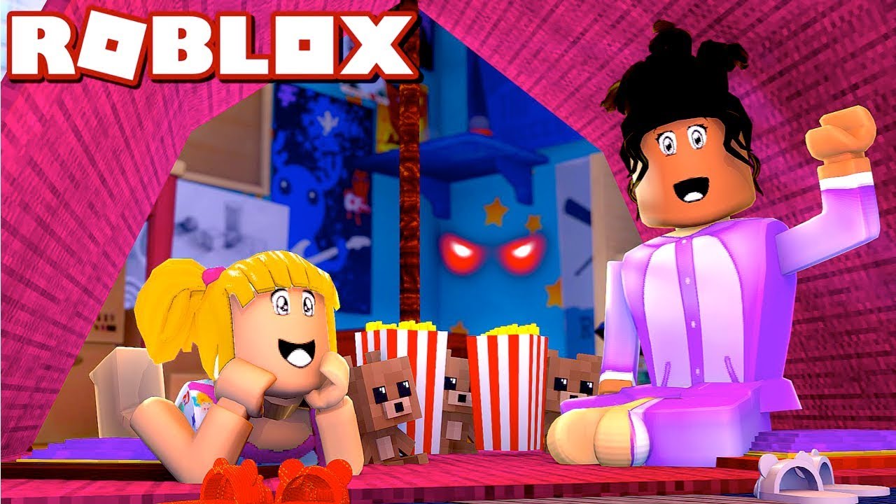 Roblox Scary Story Baby Goldie Goes To Her First Sleepover Youtube - roblox my birthday party at chuck e cheese youtube