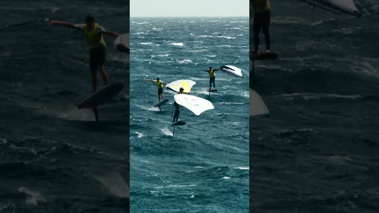 El Burrero FreeFly-Slalom action had us holding our breath #canaryislands #wingfoiling #wingfoil