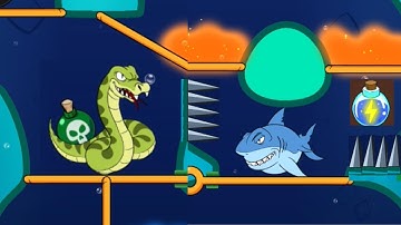 save the fish / pull the pin level save fish game pull the pin android and ios games / mobile game