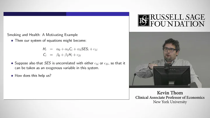 Lecture 20: Kevin Thom - Structural Modeling