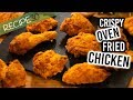 Crispy Oven fried chicken without oil or fat